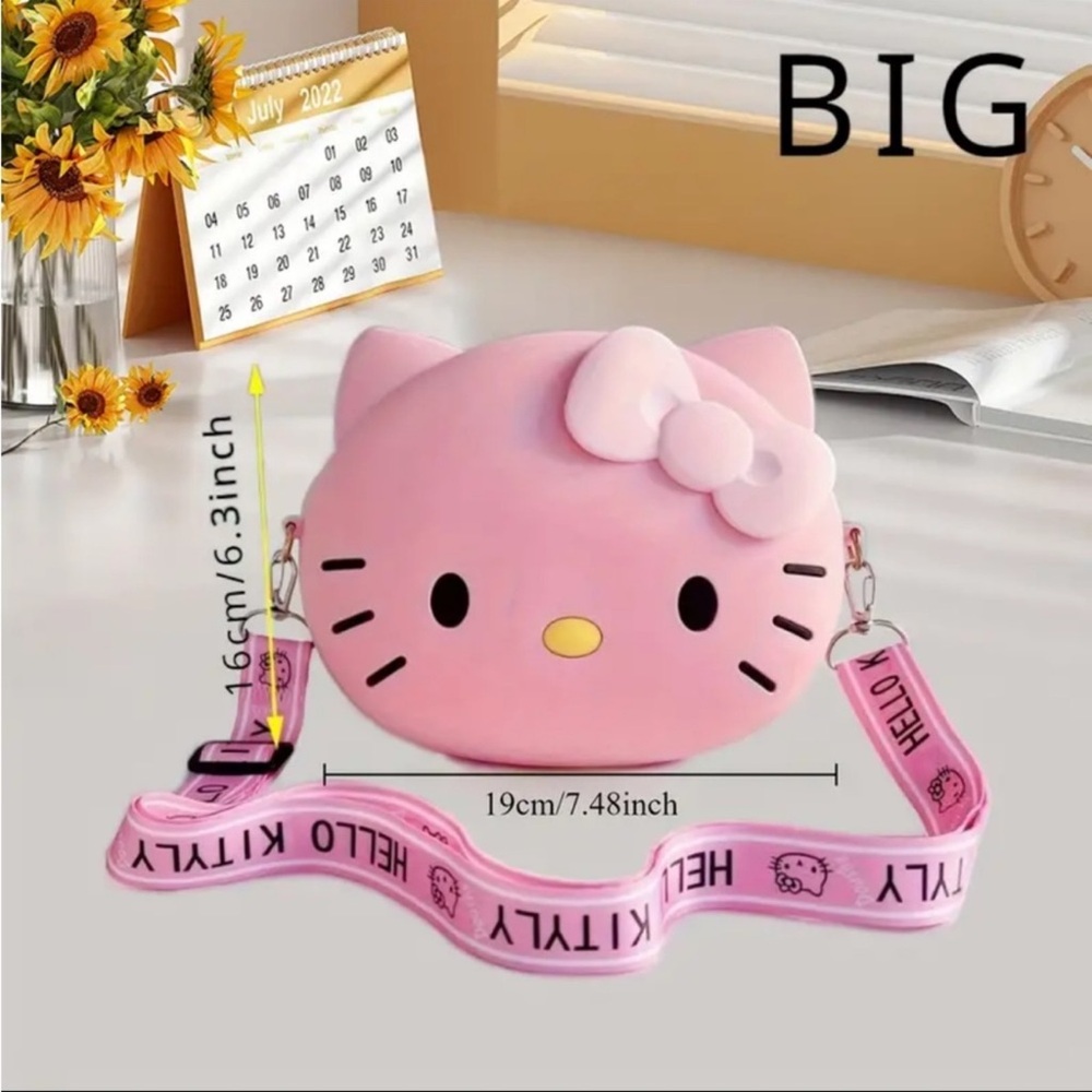 Hello Kitty Crossbody Purse, Hello Kitty Purse, Hello Kitty Bag - Picture 7 of 7